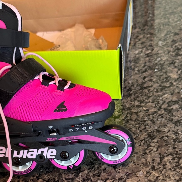 Rollerblade Kids' Pink and Black Skates - Picture 5 of 16